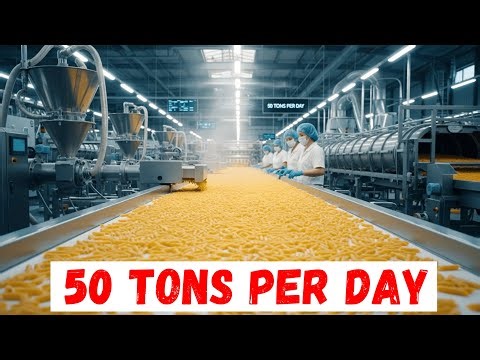 Inside the World's Largest Pasta Factory 50 Tons Daily You Won't Believe
