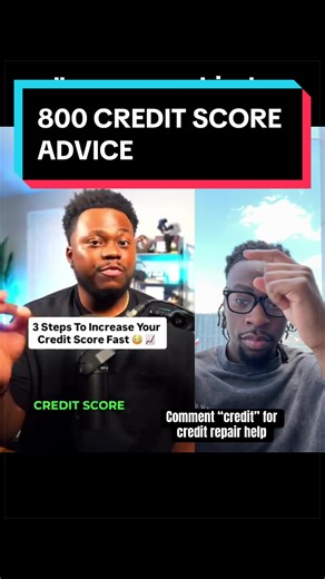 Build your credit now. Comment “credit” or use the link in bio for credit repair help. #credit #800creditscore #creditrepair #credittips #creditscore