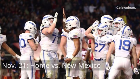 Here's the Air Force football schedule