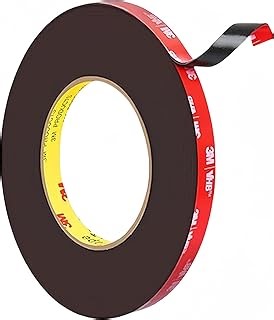 Tough & Clear Double Sided Mounting Tape, Clear Tape, 1" x 150" (Pack of 1) - Weatherproof for Indoor or Outdoor