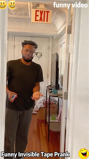 Funny Invisible Tape Prank#funnyvideos #Viralvideos #funnymoments #prank #invisibletape