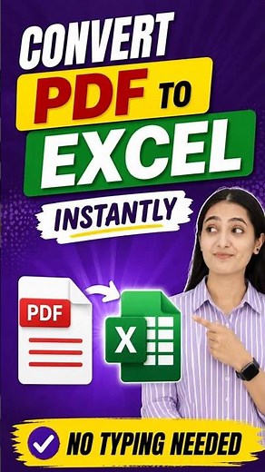 How to Convert PDF to Excel on Windows PC or Laptop | Convert PDF Data to Excel Instantly