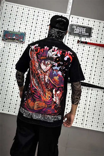 Devil Union mode activated—upgrade your anime streetwear now. #Asta #Liebe #BlackClover #AntiMagic #AstaShirt