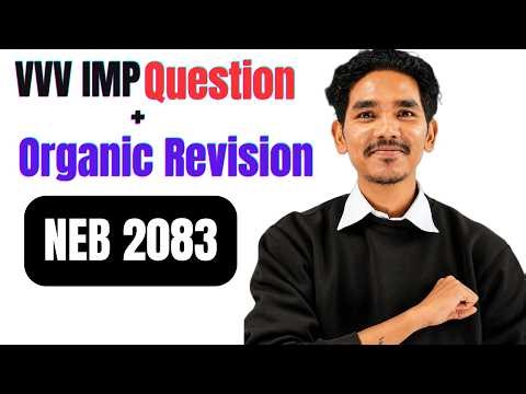 VVV IMP Question Class 12 Chemistry + Organic Chemistry Revision #allchemistry