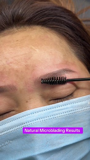 Natural Microblading Results for Perfect Eyebrows