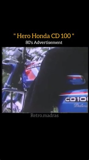 Retro Madras | The Hero Honda CD100 was one of the most iconic motorcycles in India during the late 1980s and 1990s. 🚲✨ Here’s a quick overview: Launch... | Instagram