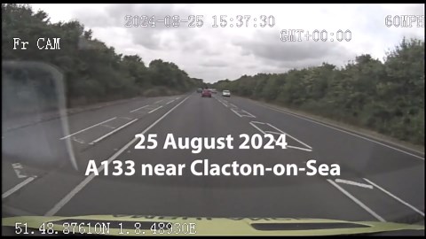 UK: Ambulance dash cam catches drivers speeding at 125mph