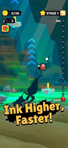 This Little Squid Won't Stop Running 🦑 | Runaway Squid — Free Mobile Game 2026 #shorts