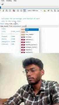 SQL Interview Question from Uber 🚗 | Percentage of Total Explained #database #education #coding