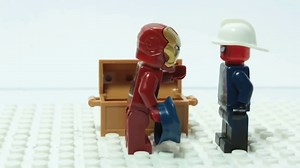 Lego SPIDER MAN Brick Building TRUCK Superhero Animation for Kids