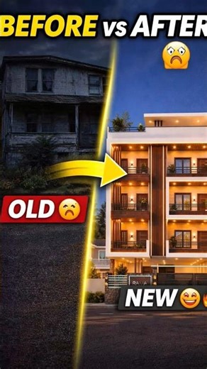 Old ➡️ Modern 😱🔥This transformation is insane! #shorts #viralvideo #beforeafter #homerenovation