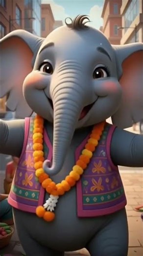 Cute Elephant dancing 🐘🐘 #cartoon #subscribe #funny #like