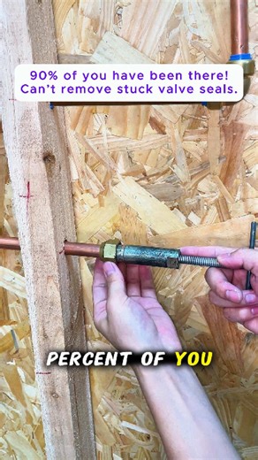 Remove stuck valve seals in seconds, no damage, perfect for any DIYer!#ValveReplacement #SealRemovalTool #PlumbingHack #HomeRepair #PlumbingTools
