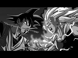 DBS characters react to Goku Black Other Origin ft Kid Gohan