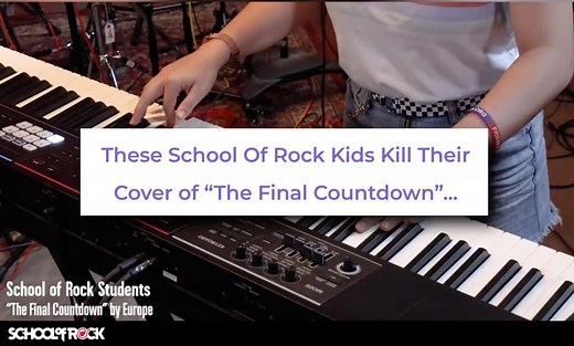 84K views · 523 shares | School Of Rock Kids performs a killer cover of The Final Countdown by Europe! | Alberto Rigoni Music | Facebook