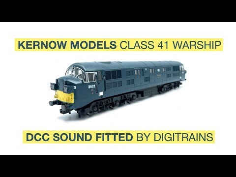 Kernow Models Class 41 Warship DCC Sound Fitted By Digitrains