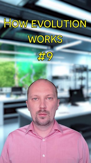 How evolution works, part 9. Every tiny variation requires a new generation. #evolution #biology #science