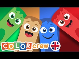 Toddler Learning Video | Color Crew - All Colours | @BabyFirst Learn Colors, ABCs, Rhymes & More ​