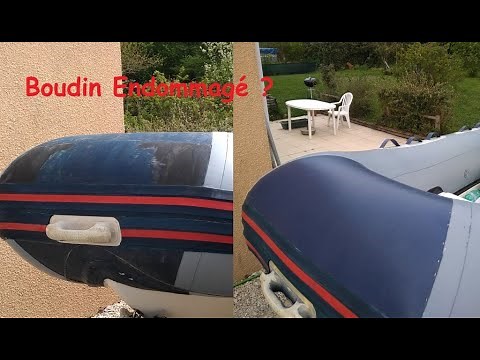 Réparation, collage, relooking de mon semi rigide dont les boudins se sont décollés. Épisode 2/2