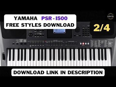 YAMAHA PSR I500 ADDITIONAL INDIAN STYLES | FREE DOWNLOAD | 2/4 TABLA STYLE | @johnmusicstudios