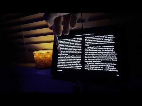 Reading The Hunger Games 🌧️ Chapter 12 🌧️ ASMR Inaudible Whispered Reading