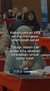 870 reactions · 82 shares | Ada dosa dalam solat sunat.Bukan sebab...