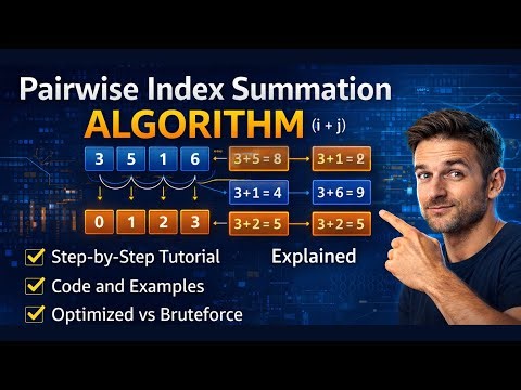 Pairwise Index Sum Algorithm | Coding Interview Breakdown