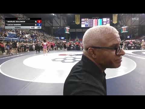 USMC Junior & 16U Nationals | 115 lbs Women’s Freestyle Semifinals | Marlee Solomon vs Lucia Ranieri