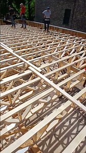 floor trusses installation!