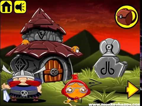 Monkey Go Happy Stage 54 Walkthrough [PencilKids]