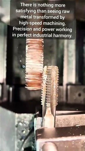High Precision CNC Machine Creating Perfect Industrial Screw Threads