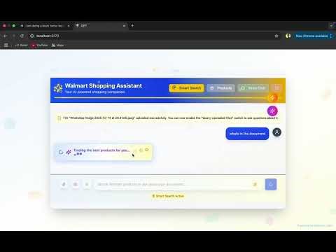 AI Voice & Image Chatbot for E-Commerce | Built with React & FastAPI