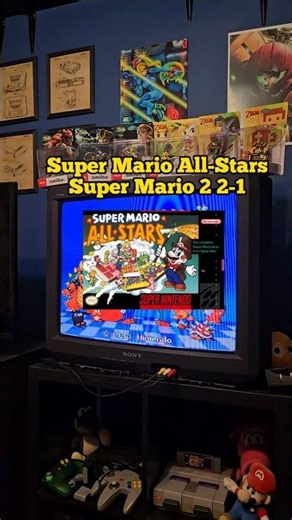 Super Mario All Stars Super Mario 2 2 1 #snes #retrogaming #supermarioallstars