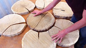 7.7K views · 215 reactions | How to build a table using wooden slices and epoxy resin. #wood #woodworking #diy #handmade | MarmotaWorks | Facebook