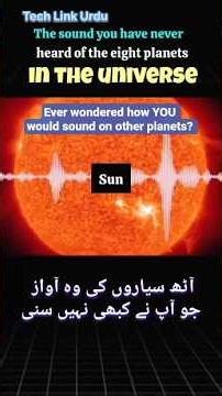 How one sounds different on all planets in our solar system / #shorts #facts