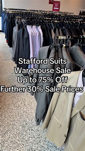 Melbourne Secret Sales on Instagram: "👔 Menswear suit warehouse sale up to 75% off with huge savings off top quality suits starting this Thursday 2nd to Sunday 5th Oct (9-5pm) at 10 Keele St, Collingwood VIC 3066. 🛒 You will find great ranges in suits, trousers, shirts, ties, sweats, belts and suit separates up to 75% off. 🏷️ Deal of the week: Take a further 30% off sale prices this week only! 🌸 Sizes : 92-120 suit sizes , Pants 77-122cm 🗓️ Thursday, 2nd Oct 9-5pm 🗓️ Friday, 3rd Oct 9-5pm 
