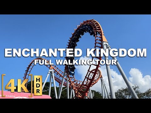The Magic is Back! Enchanted Kingdom Theme Park Full Walking Tour | 4K HDR | Laguna, Philippines