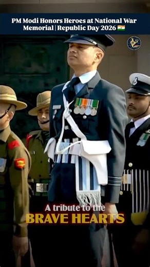 PM Modi Honors Heroes at National War Memorial | Republic Day 2026 🇮🇳 #RepublicDay2026