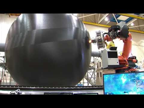 Manufacturing A Large Composite Rocket Fuel Tank at NASA