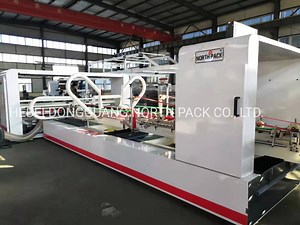 [Hot Item] Full Automatic Corrugated Sheet Folder Gluer Boxing Makeing Caorton Mahcinery
