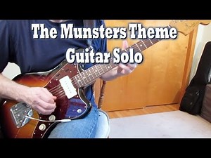 The Munsters theme Guitar solo by Tom Conlon