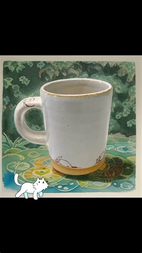 This simple little Doodle Cat Espresso Cup has been flying off the...