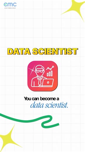 Error Makes Clever on Instagram: "Comment “Data” to switch from Data Analyst to Data Scientist with a clear data science roadmap and skill plan. Save this to understand the exact skills needed for data science career growth. #datascience #dataanalytics #tech #errormakesclever"