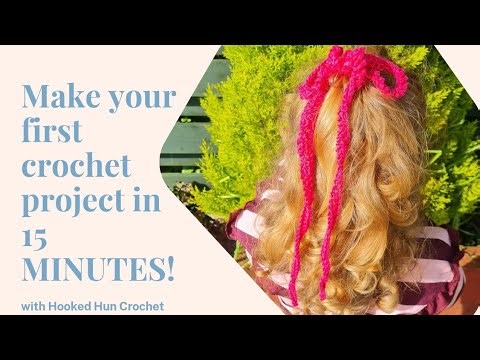Easy Crochet Ribbon for Beginners (15 minute project)
