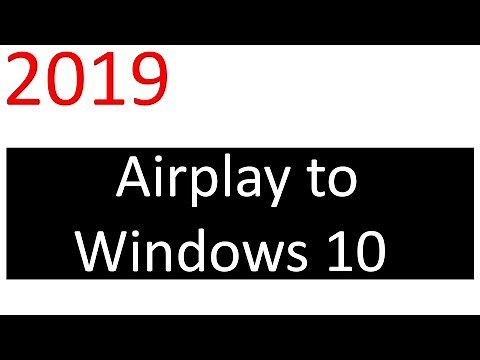 How to Airplay to Windows 10