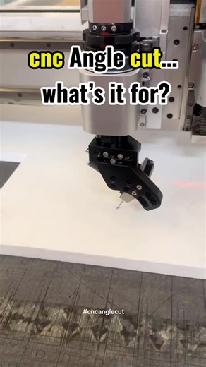 CNC angle cutting test This CNC knife cutting angle looks simple, but it’s used in real industrial applications. Watch the edge quality and precision at the corner. #cncknifecutter #precisioncutting #industrialcutting #cnc #engineering