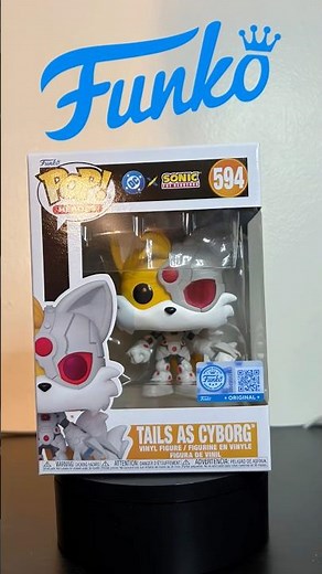 UNBOXING Funko Pop Tails As Cyborg #funkopop #halloween #sonicthehedgehog #tails #cyborg