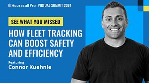 At the Housecall Pro Virtual Summit, Connor highlights the importance of vehicle GPS tracking. It's easy to install, and you'll receive engine readings, driver behavior insights, and real-time location tracking. Watch the full session on YouTube to learn more: https://youtu.be/5LzZfr3gcuI | Housecall Pro