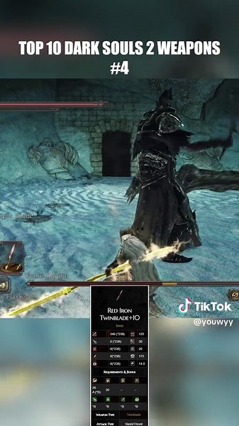 Top 10 Dark Souls 2 Red Iron Twinblade Weapon Analysis