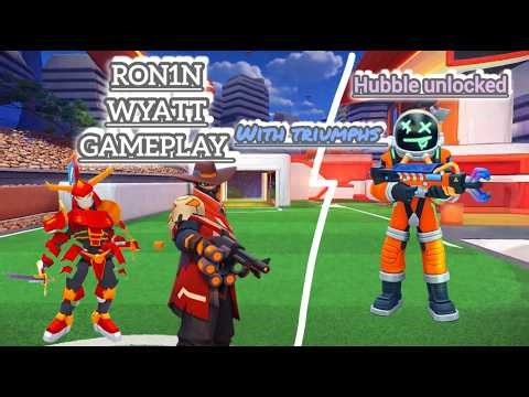 HUBBLE unlocked 🔥🫢 RON1N vs Wyatt Gameplay and Triumphs 😎 - Frag Pro Shooter 